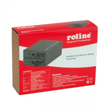 Convertidor Fast Ethernet ROLINE RC-100FX/SC