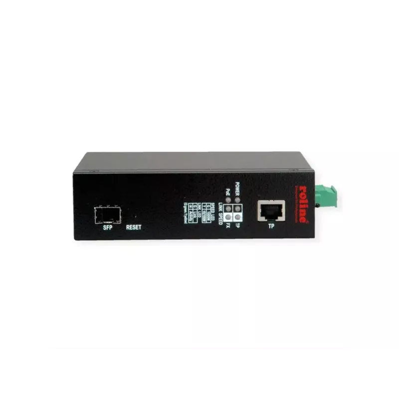 Convertidor de medios de red ROLINE 21.13.1135 1000 Mbit/s multimodo negro