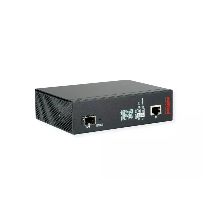 Convertidor de medios de red ROLINE 21.13.1135 1000 Mbit/s multimodo negro