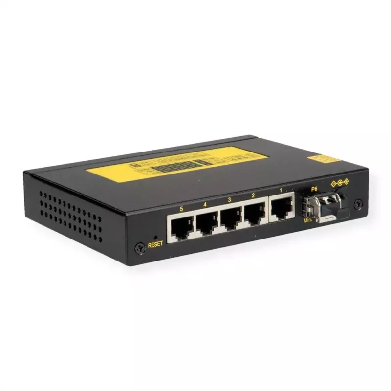 Switch de red ROLINE 21.13.1162 Gigabit Ethernet 5 puertos PoE