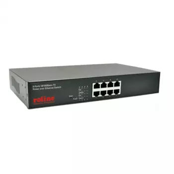 Switch PoE Fast Ethernet ROLINE 130 W 8 puertos