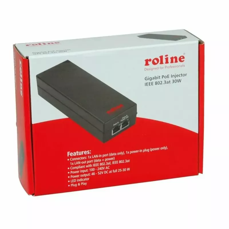 Adaptador PoE ROLINE 21.13.1199 46 V