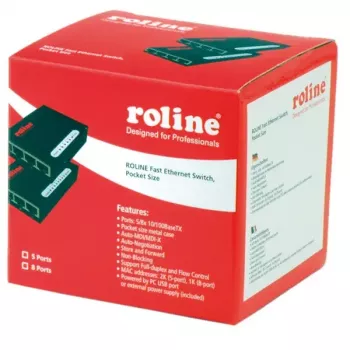 Switch Fast Ethernet ROLINE 21.14.3133 Pocket 5 puertos