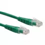 Cable de red ROLINE UTP cable de parcheo Cat.6 RJ-45 0,3 m verde