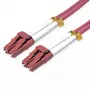 Cable de fibra óptica/InfiniBand ROLINE 1 m 2x LC OM4 50 µm full dúplex