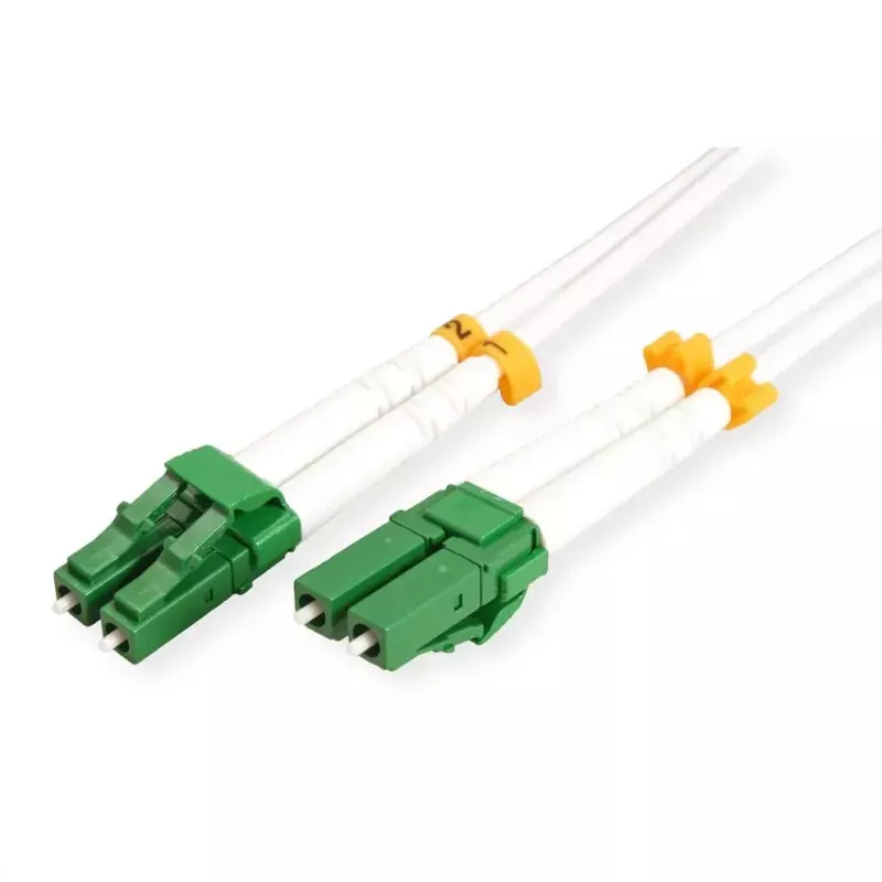 Cable de fibra óptica ROLINE 21158630 1 m 2x LC OS2 blanco