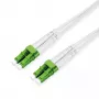 Cable de fibra óptica ROLINE 21158630 1 m 2x LC OS2 blanco