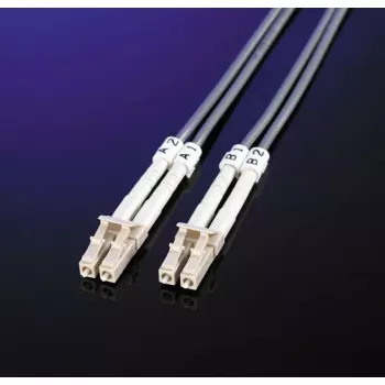 Cable jumper de fibra óptica ROLINE OM3 50/125 µm LC/LC 3 m
