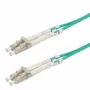 Cable jumper de fibra óptica ROLINE LC/LC OM3 50/125 µm turquesa 5 m
