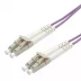Cable de conexión de fibra óptica ROLINE 50/125µm OM4 LC/LC Low-Loss 0,5 m