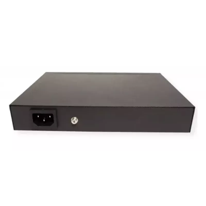 Switch de red VALUE 21.99.1195 Gigabit Ethernet PoE negro