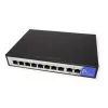 Switch de red VALUE 21.99.1195 Gigabit Ethernet PoE negro