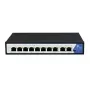 Switch de red VALUE 21.99.1195 Gigabit Ethernet PoE negro