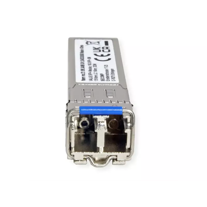Módulo transceptor de fibra óptica SFP+ VALUE 21.99.3498 — 10 Gbit/s, 1310 nm, SFP+