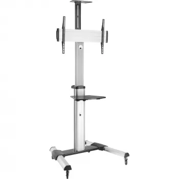 Carro de TV regulable en altura InLine, para TV LED 37 pulgadas–70 pulgadas (94–178 cm), máx. 50 kg