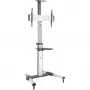 Carro de TV regulable en altura InLine, para TV LED 37 pulgadas–70 pulgadas (94–178 cm), máx. 50 kg