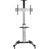 Carro de TV regulable en altura InLine, para TV LED 37 pulgadas–70 pulgadas (94–178 cm), máx. 50 kg