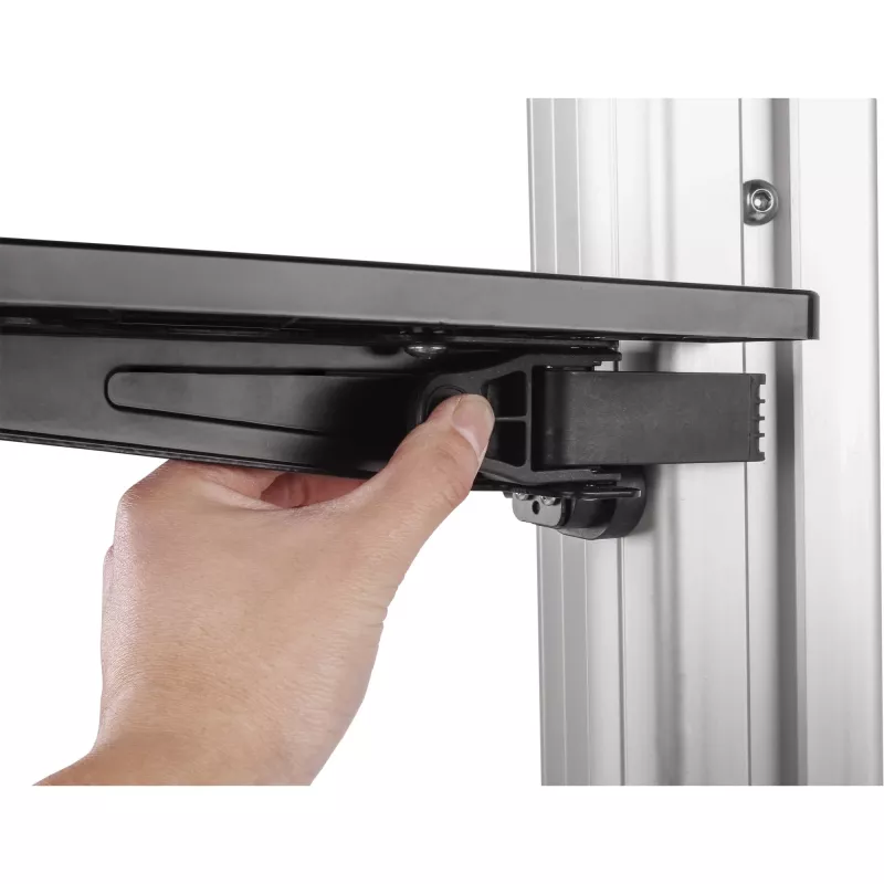 Carro de TV regulable en altura InLine, para TV LED 37 pulgadas–70 pulgadas (94–178 cm), máx. 50 kg