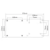 Bandeja para dispositivos InLine 23176A compatible con VESA 75/100 para Intel NUC