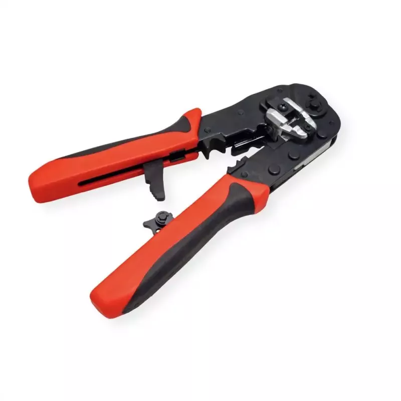 Alicate de crimpado VALUE 25.99.8794 negro rojo 190 mm 347 g