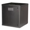Rack de pared ROLINE Pro 12U 19 pulgadas, 600x600 mm, negro, IP20, cerradura con llave