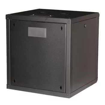 Rack de pared ROLINE Pro 12U 19 pulgadas, 600x600 mm, negro, IP20, cerradura con llave