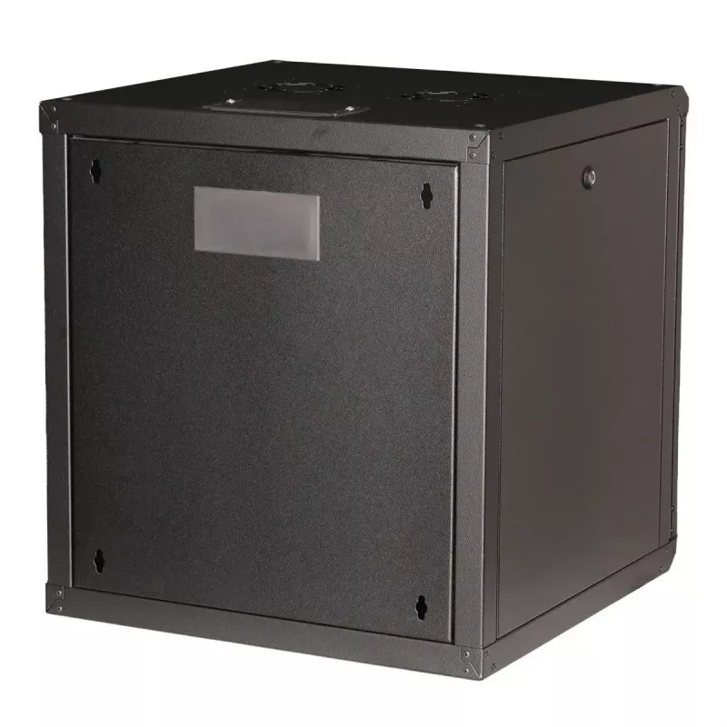 Rack de pared ROLINE Pro 12U 19 pulgadas, 600x600 mm, negro, IP20, cerradura con llave