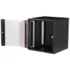 Rack de pared ROLINE Pro 12U 19 pulgadas, 600x600 mm, negro, IP20, cerradura con llave