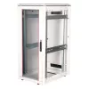 Armario de red de 19 pulgadas ROLINE Pro 26U, 600x800 mm AnxPr, puerta de cristal, gris, IP20, capacidad de carga 600 kg