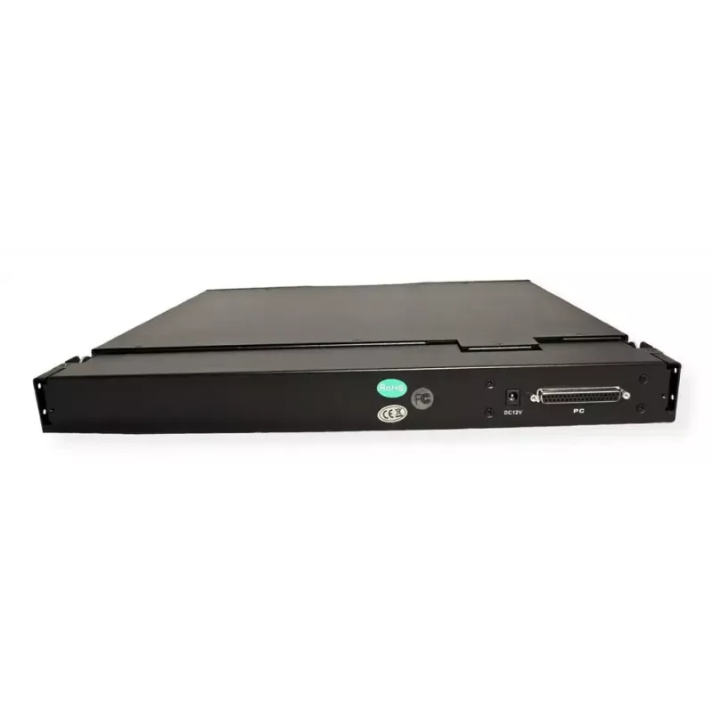VALUE 26.99.0192 consola KVM con conmutador KVM de 8 puertos, TFT de 19 pulgadas (48,3 cm) 1366x768, VGA, USB, teclado suizo