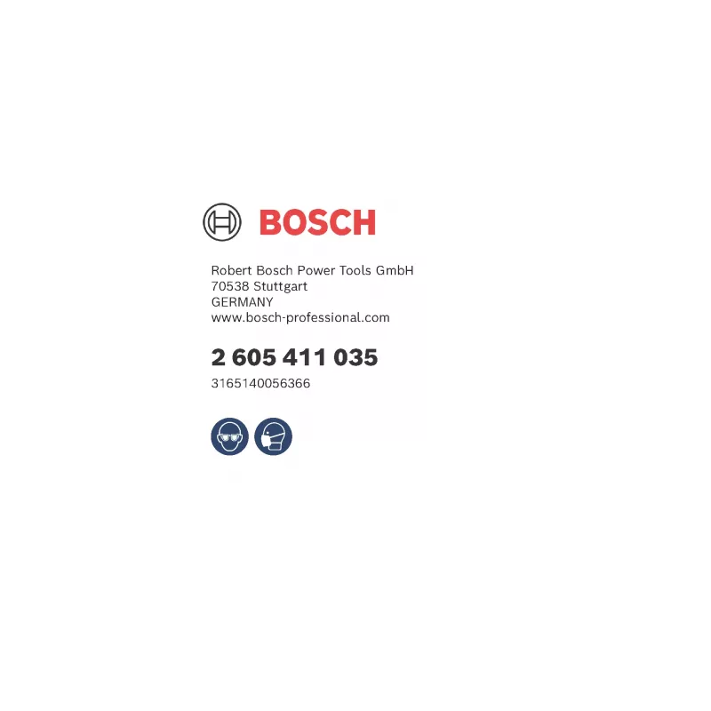 Bosch 2 605 411 035 Bolsa de polvo con conexión de aspiración para cepillos PHO/GHO