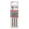 Bosch 2607001535 punta de destornillador Phillips PH2 extra dura E 6,3, 3 uds.