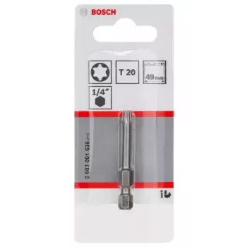 Punta de destornillador Bosch 2607001636 T20 extra dura 49 mm