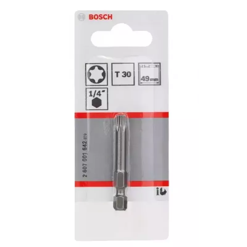 Punta de atornillar Bosch 2607001642 T30 extra dura 49 mm