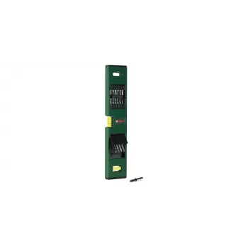 Bosch 2607017070 Juego de puntas de destornillador con nivel de burbuja, 17 uds.