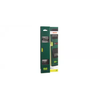 Bosch 2607017070 Juego de puntas de destornillador con nivel de burbuja, 17 uds.