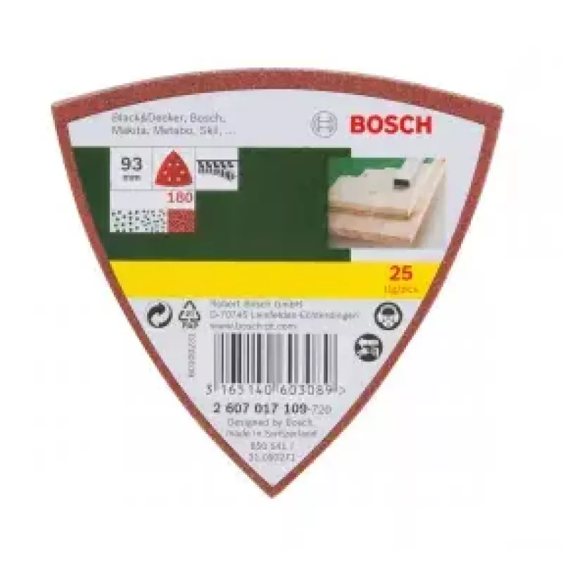 Bosch 2607017109 25 uds. hoja de lijar