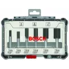 Bosch Juego de fresas (fresas para ranuras), 6 uds., vástago de 6 mm, 2607017465
