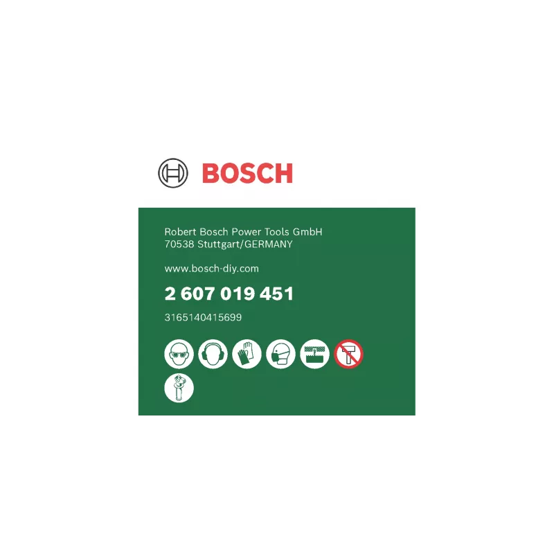 Bosch 2 607 019 451 set de sierras de corona 5 piezas
