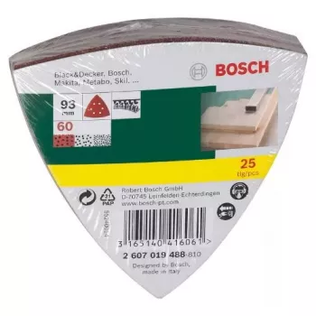 Bosch 2 607 019 488 accesorio de lijado 25 piezas