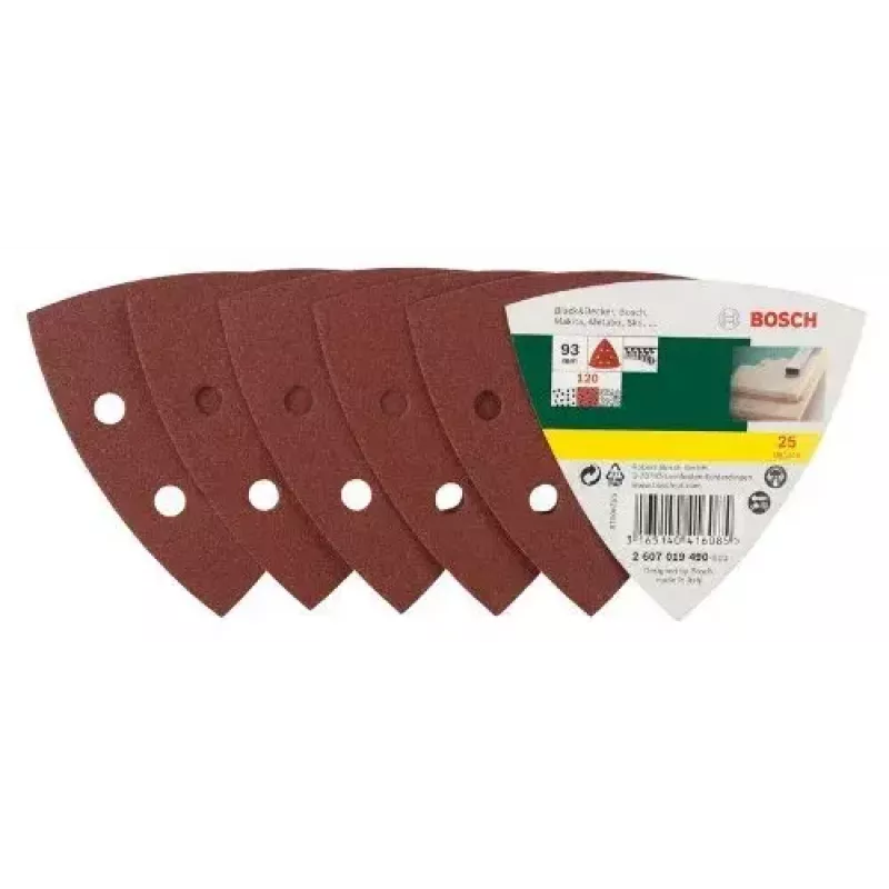 Bosch 2 607 019 490 accesorio de lijado 25 piezas