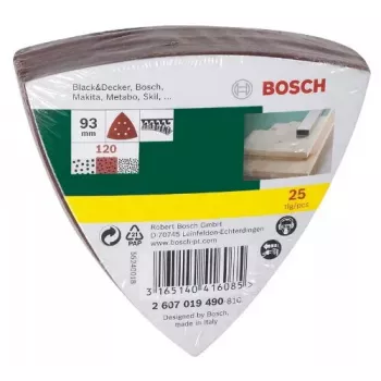 Bosch 2 607 019 490 accesorio de lijado 25 piezas