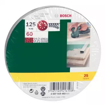 Bosch 2 607 019 492 accesorio de lijado, 25 piezas