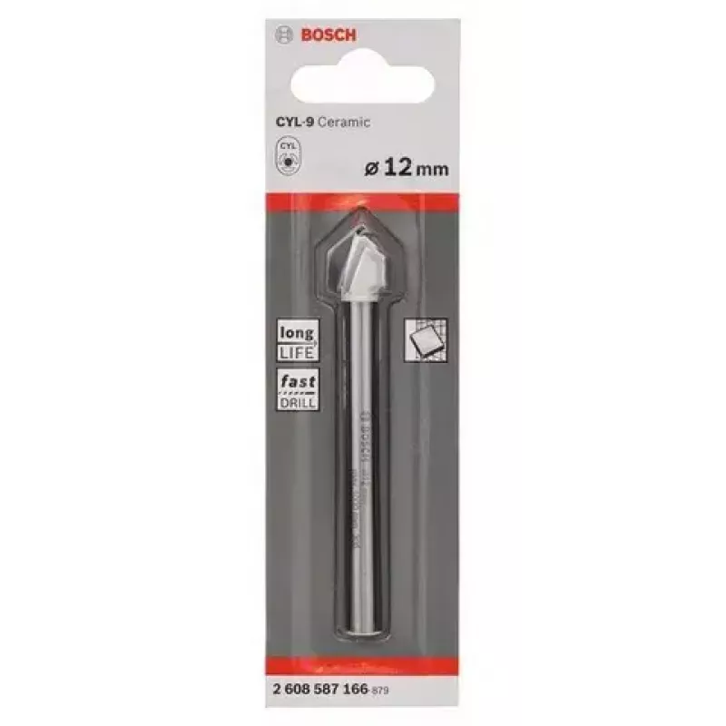 Broca Bosch CYL-9 1,2 cm de diámetro 90 mm de longitud