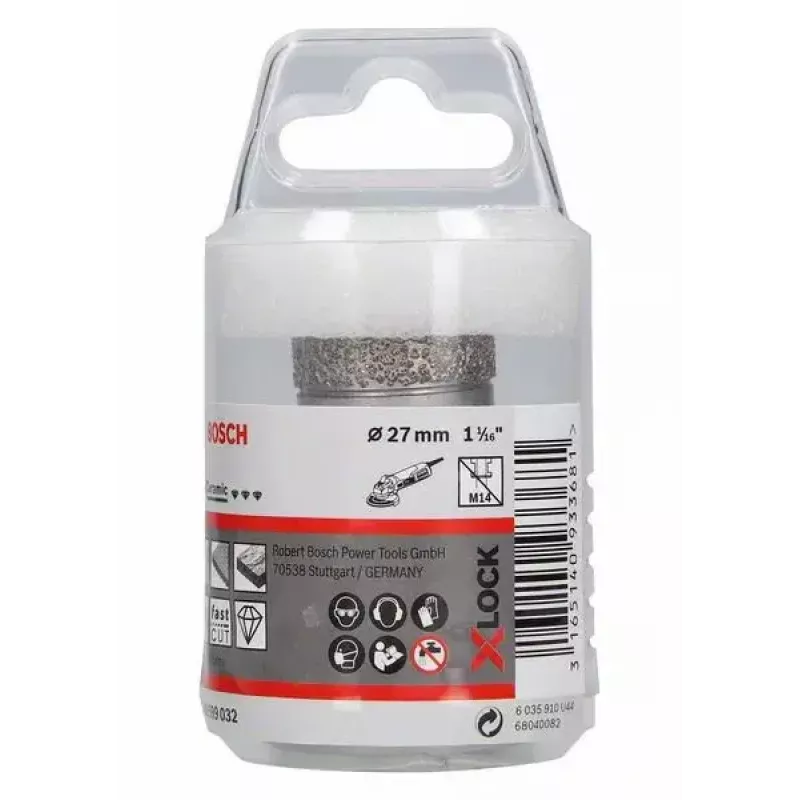 Bosch 2608599032 Broca de diamante en seco, 27 mm