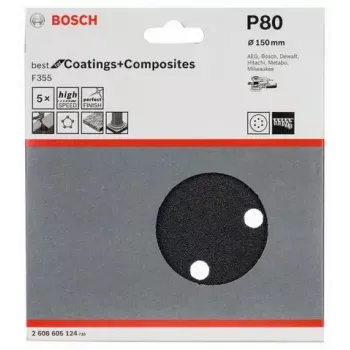 Hoja de lijar Bosch F355 5 uds.