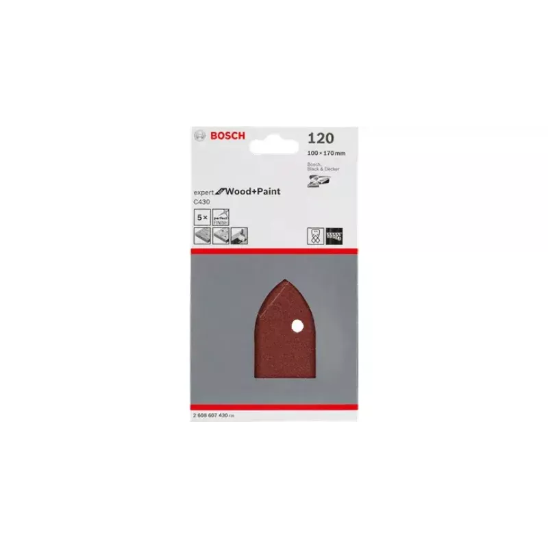 Hojas de lijar Bosch C430 Expert para madera y barniz