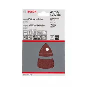 Plato de lijar Bosch 2608607417 2 uds.