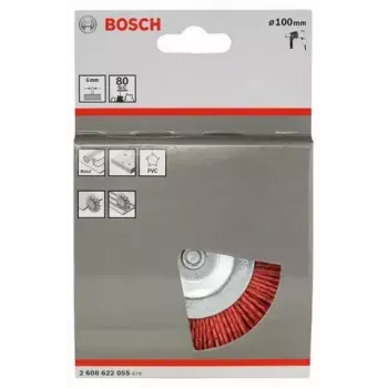 Bosch 2 608 622 055 Cepillo de disco, nailon con corindón, 100 mm