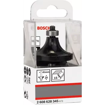 Bosch 2 608 628 345 Fresa de redondear 1 ud.